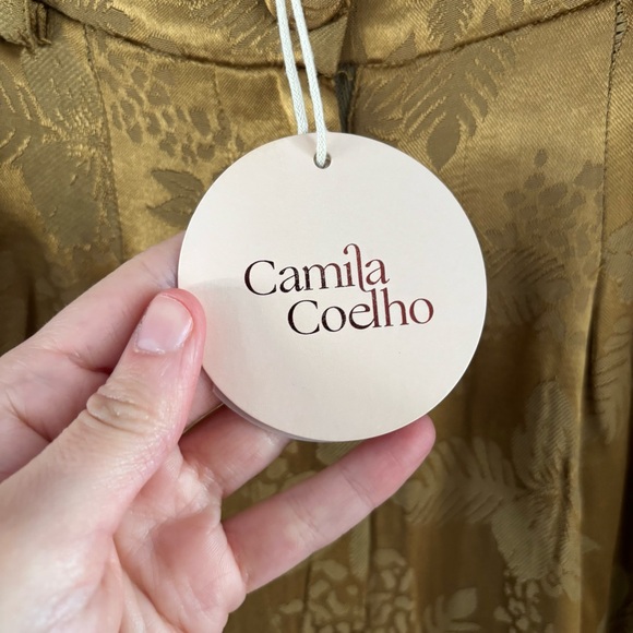 Camila Coelho Estrella Floral Wide Leg Pants NWT, M - Picture 6 of 9